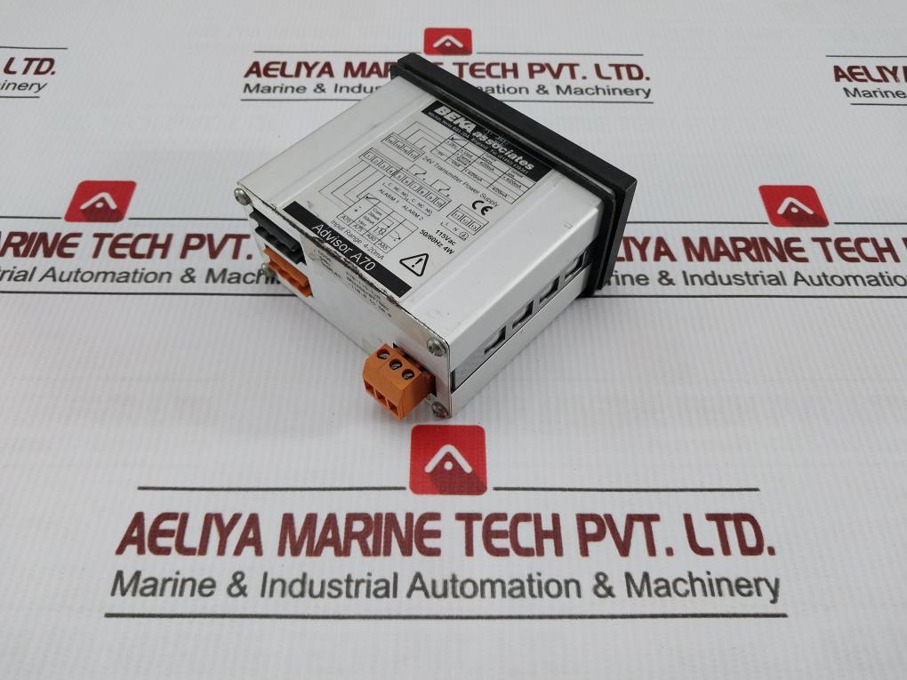 Beka A70-115-txr Process Input Panel Meter 115Vac 50/60Hz 4W