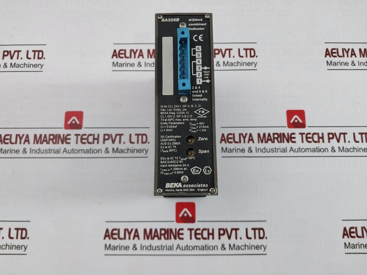 Beka Associates 0000 To 5500 Psi Linear Combined Indicator Ba326B