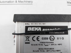 Beka Associates Ba488C Serial Text Display Its02Atex2036X Ci480-07