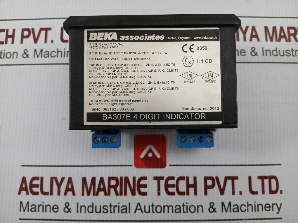 Beka Associates Loop Powered Indicator Ba307E-bl