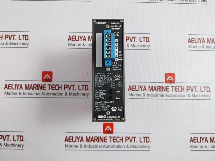 Beka Associates Process Indicator 0-3300Psi 24Ohm Ba326B
