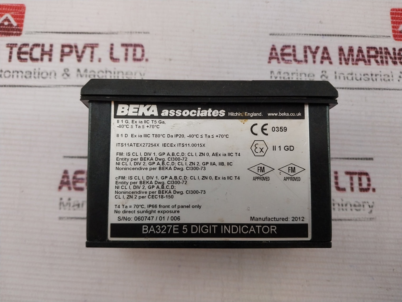Beka Ba327E Digit Indicator