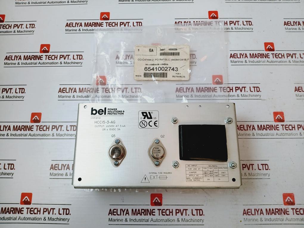 Bel Power Solutions Hcc15-3-ag ±12vdc/±15vdc Power Supply