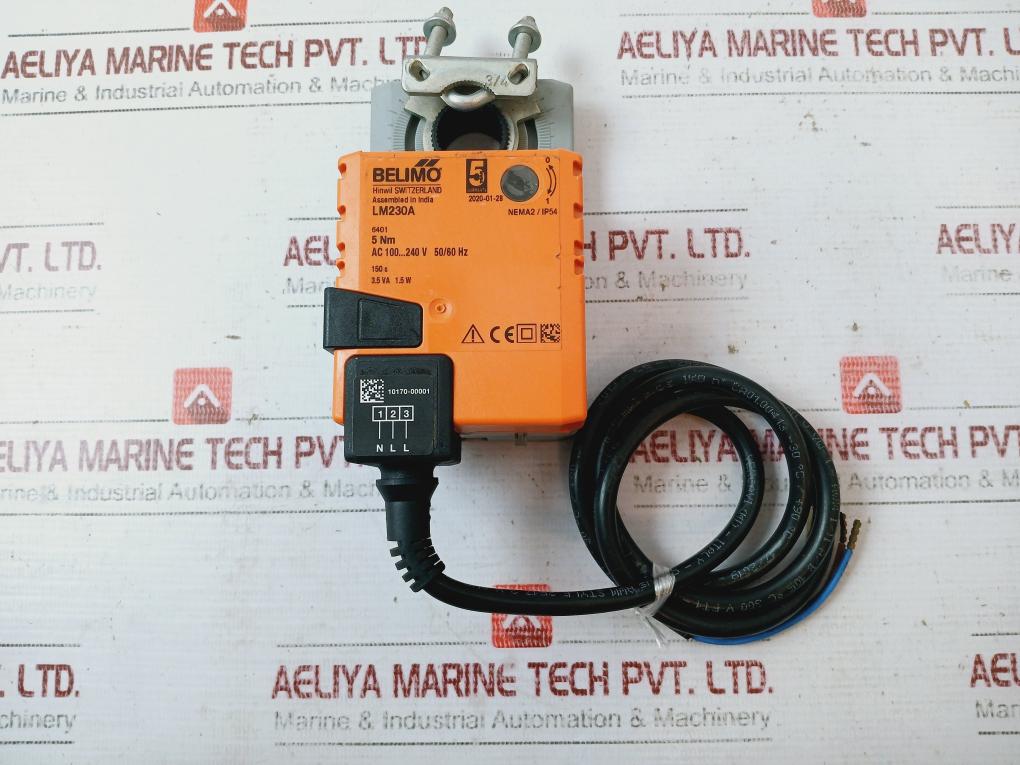 Belimo Lm230A Damper Actuator For Operating Air Control 5 Nm Ac 100-240V 50/60Hz
