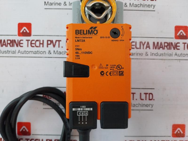 Belimo Lm72A Damper Actuator 48-110Vdc 2.5W 300/500V 105C 300V Ft1 05V2V2-f Ip54