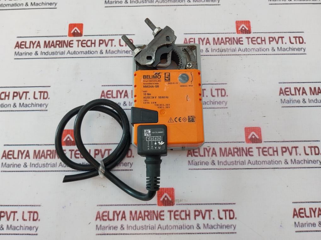 Belimo Nm24a-sr Modulating Damper Actuator 10173-00001 Ac/dc 24v 50/60hz