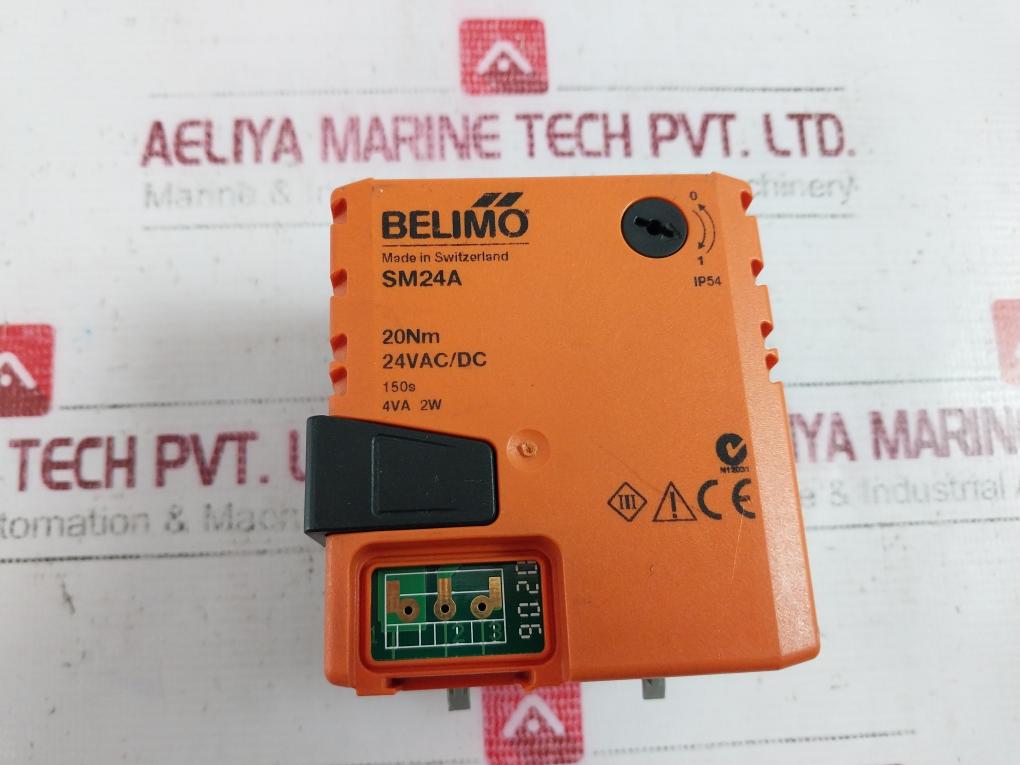 Belimo Sm24a-s Damper Actuator 24vac/dc 150s Ip 54