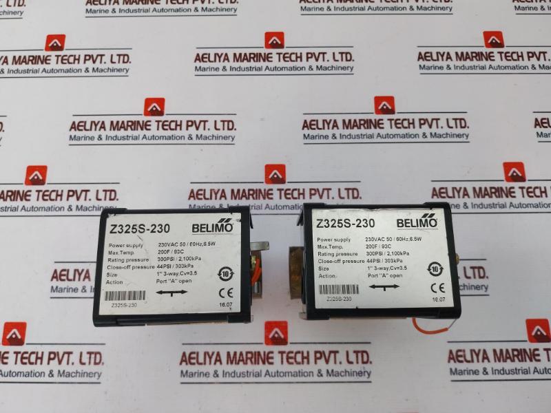 Belimo Z325s-230 Fan Coil Unit Valve, 3-way, Internal Thread 230vac 50/60hz