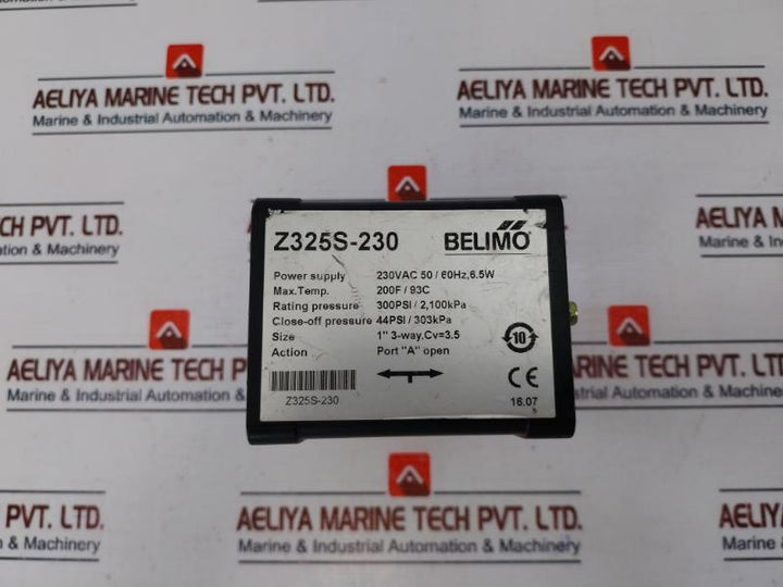 Belimo Z325s-230 Fan Coil Unit Valve, 3-way, Internal Thread 230vac 50/60hz