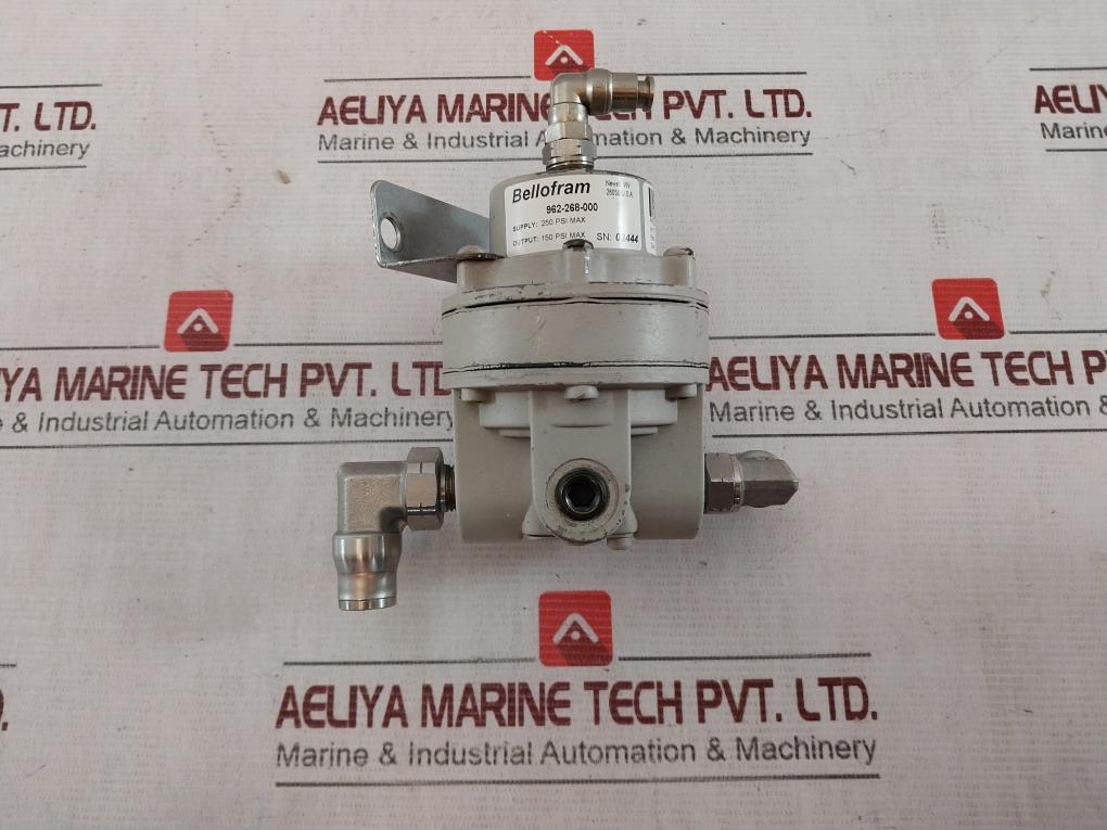 Bellofram 962-268-000 Air Pressure Regulator 3Hnp 02785-1 Rev 01 250 Psi
