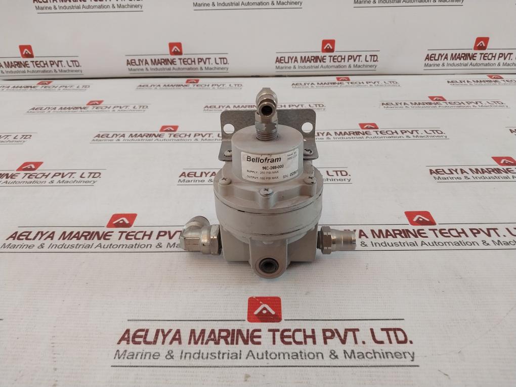 Bellofram 962-268-000 Air Pressure Regulator Rev 01 3Hnp 02785-1 250 Psi