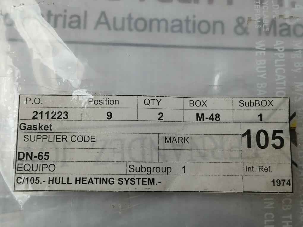 Belpa Gasket Dn-65