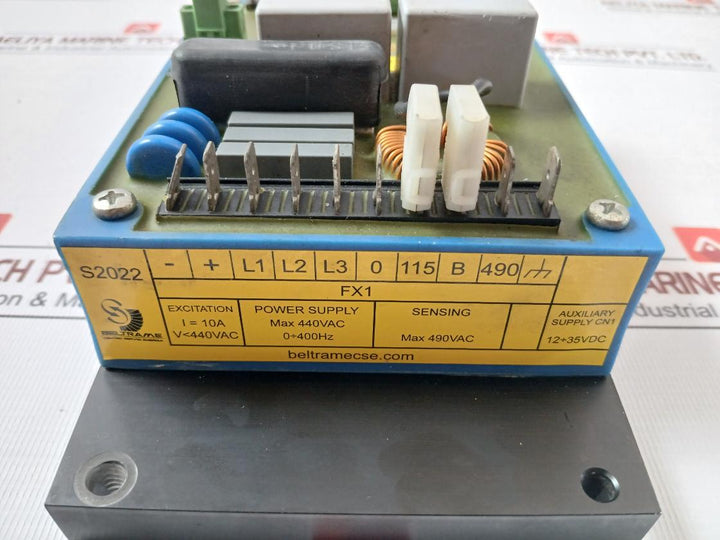 Beltrame S2022 Digital Voltage Regulator 440Vac 10A 0-400Hz 490Vac 12-35Vdc