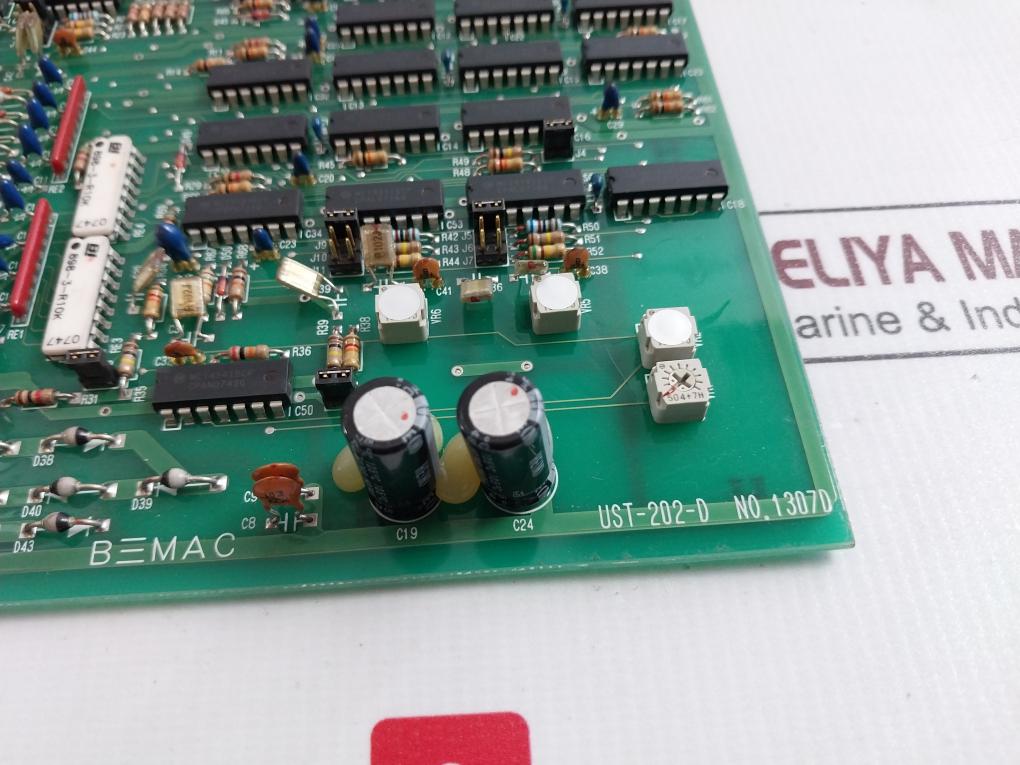 Bemac Ust-202-d Interface Plc Circuit Board 1307D V08B2
