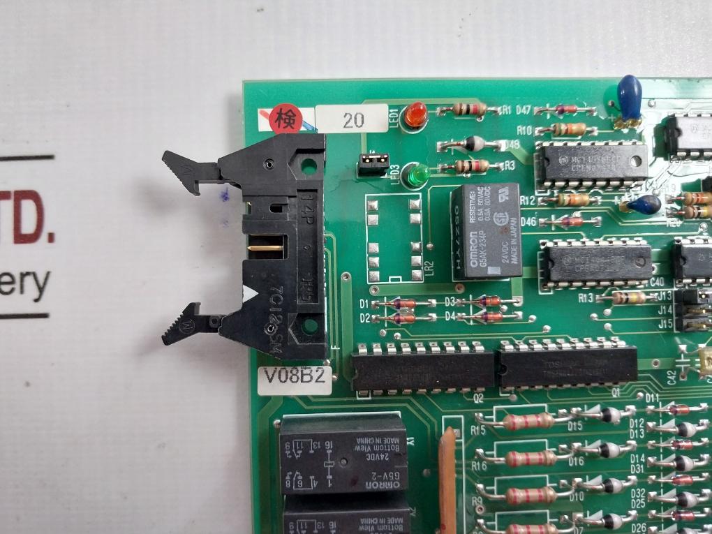 Bemac Ust-202-d Interface Plc Circuit Board 1307D V08B2