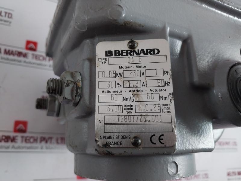 Benard Oa6 Electric Actuator 60nm 3,10 Tr/min/ U/min/ Rpm