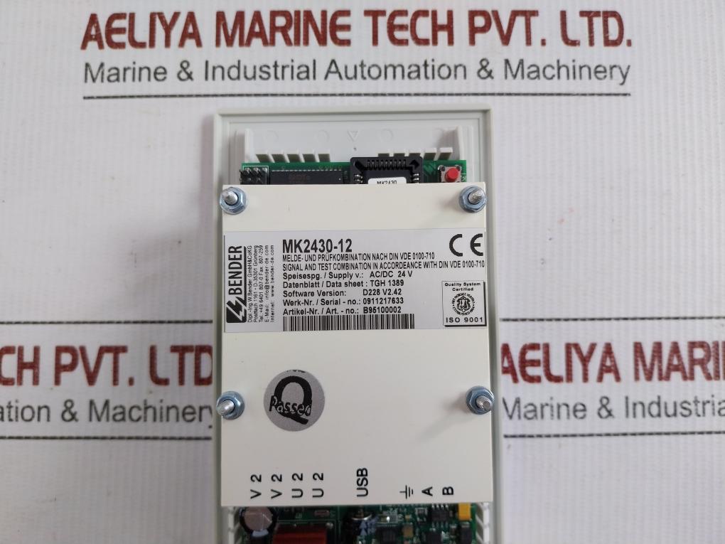 Bender-24-Vdc-40-50-Hz-B95100002-Remote-Alarm-Indicator-Mk2430-12-208948-11