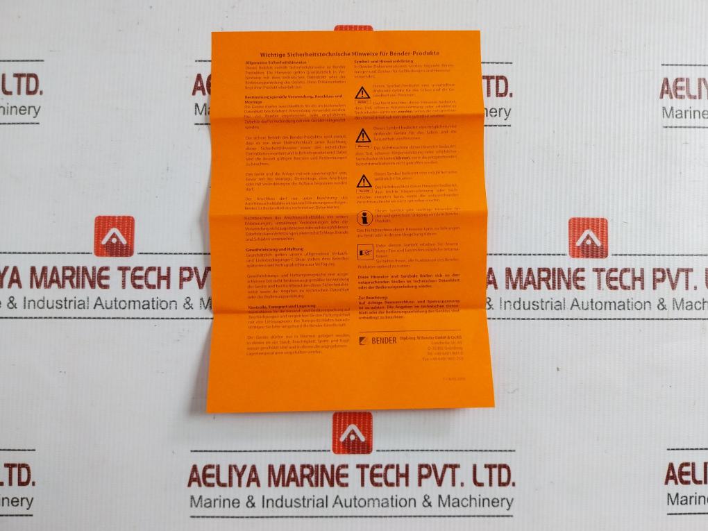 Bender-24-Vdc-40-50-Hz-B95100002-Remote-Alarm-Indicator-Mk2430-12-208948-20