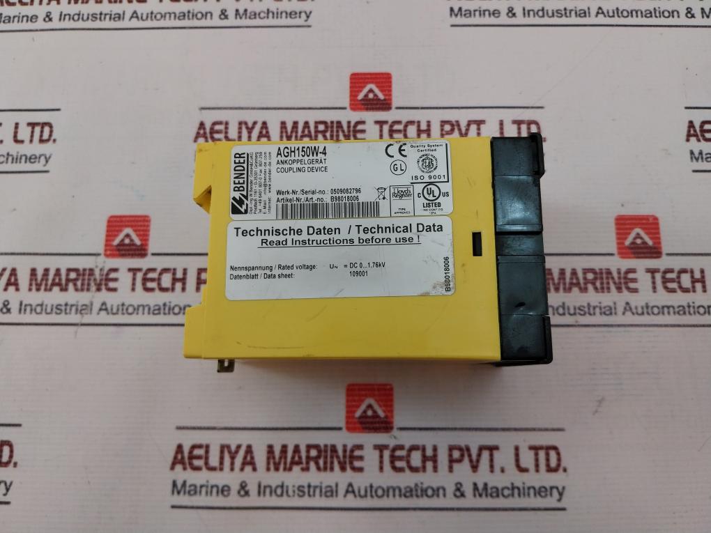 Bender Agh150W-4 Coupling Device B98018006
