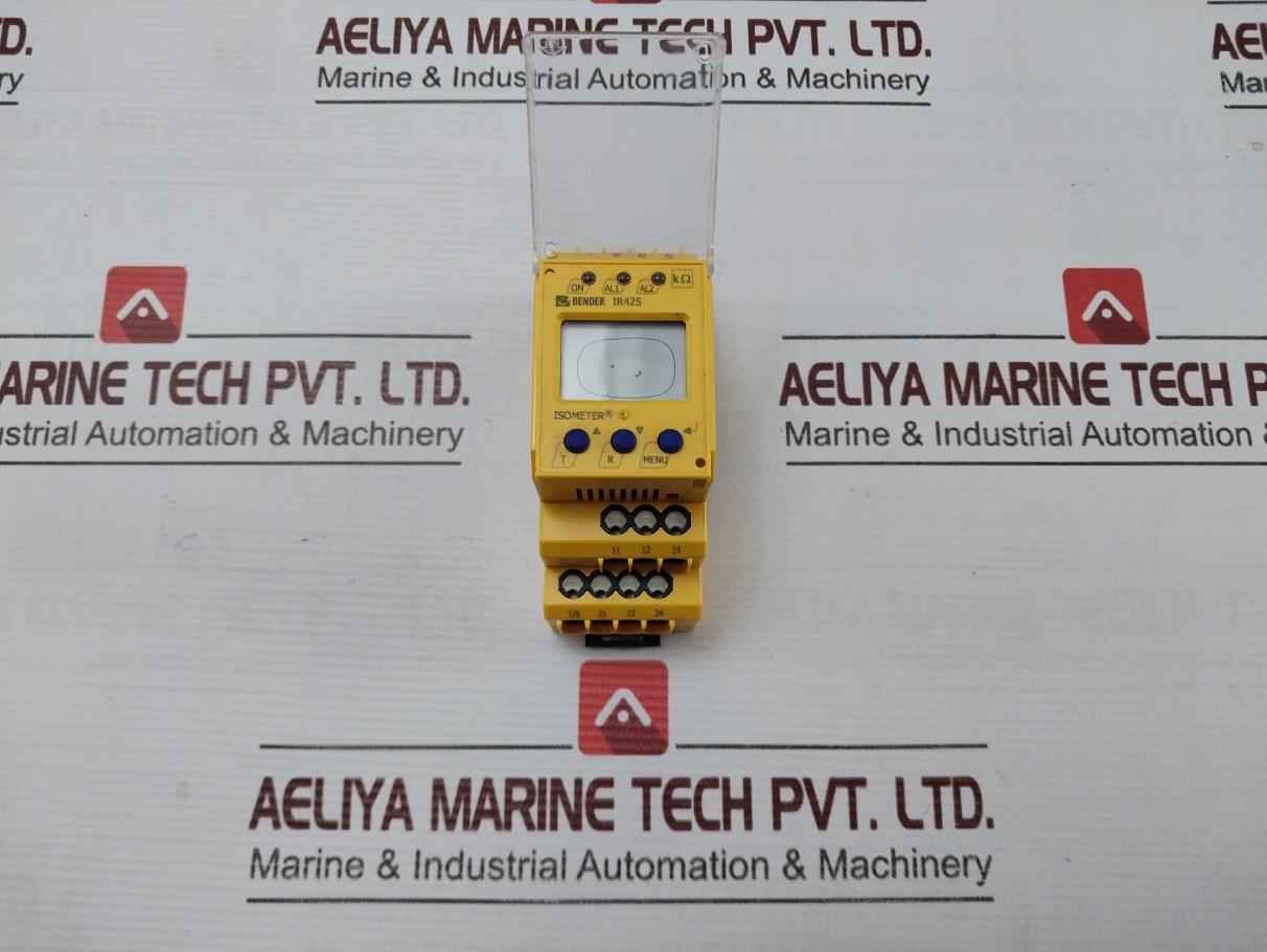 Bender Ir425-d4-1 Isometer Inslution Monitoring Device Ac 250V 5A D0231 V1.10