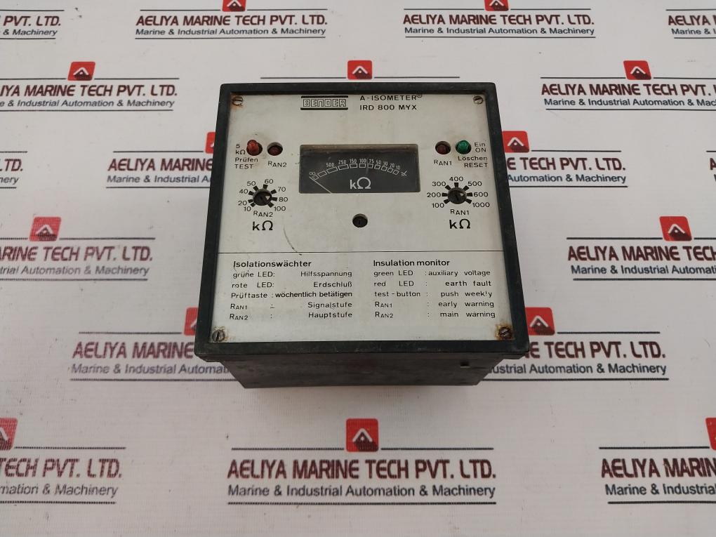 Bender Ird 800 Myx Insulation Monitor A-isometer Device 1100 Va, Ac 220V, 5 A