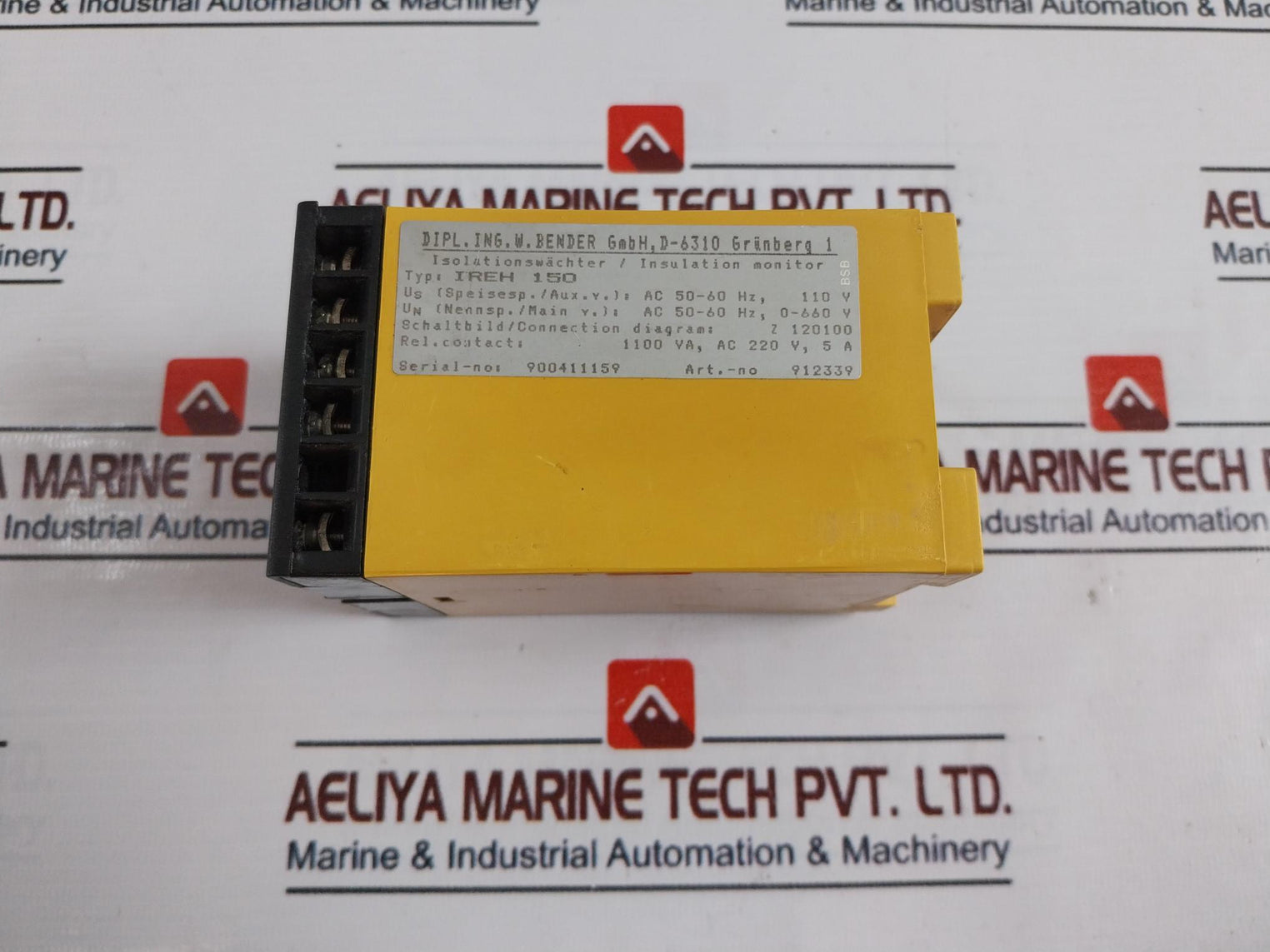 Bender Ireh 150 A-isometer 50-60 Hz, 110v 5a