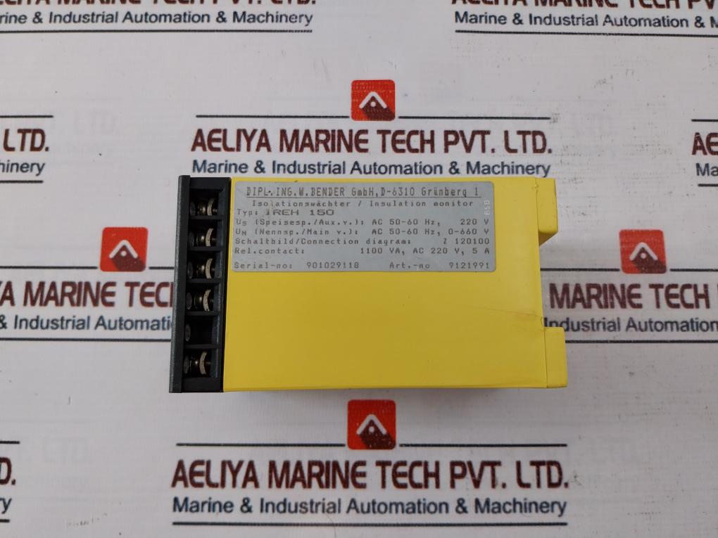 BENDER IREH 150 Insulation Monitor Ac 50-60 Hz 220v