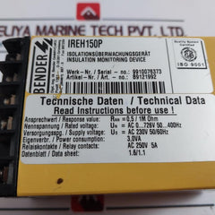 Bender IREH 150P A-Isometer B9121992