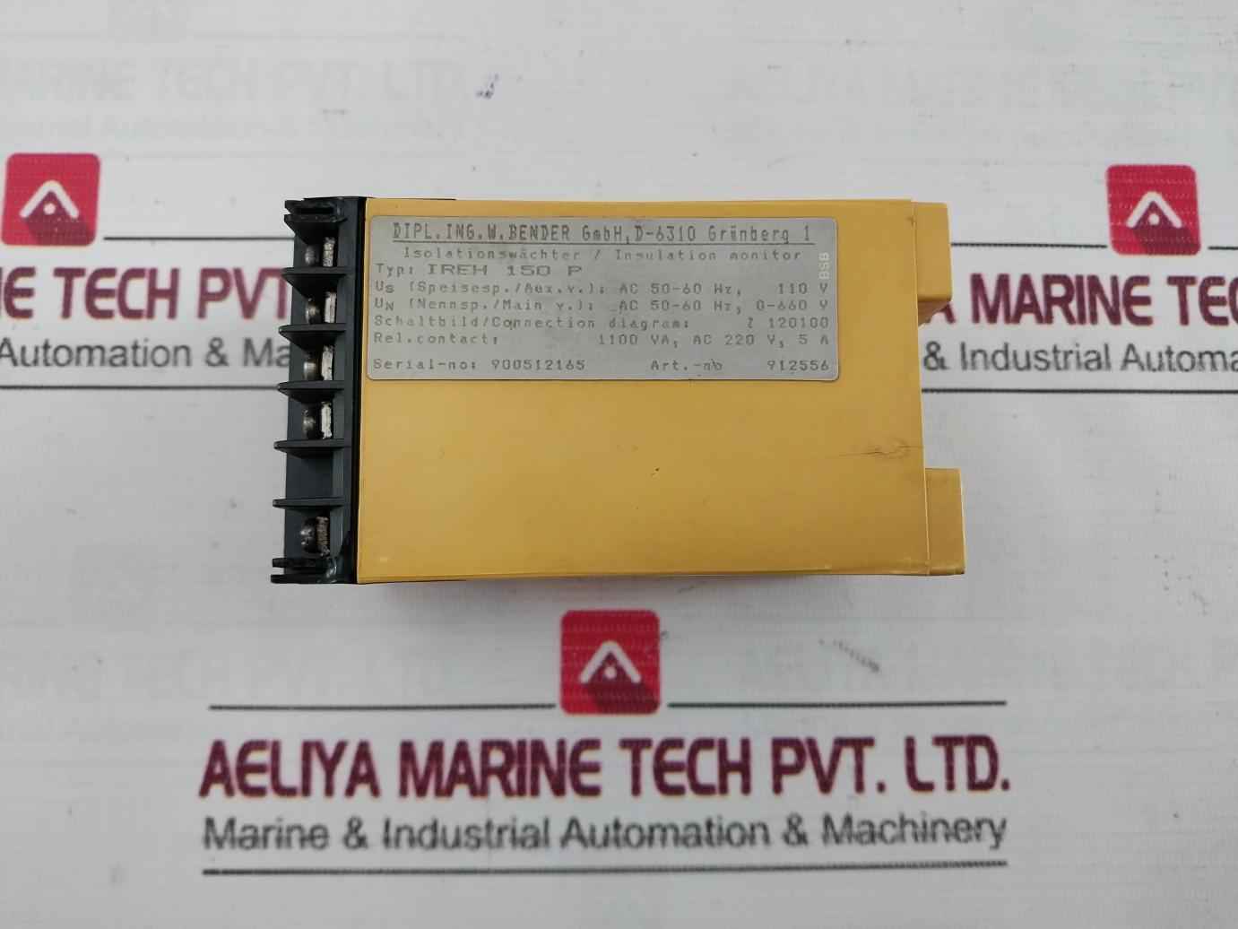 Bender Ireh 150 P Insulation Monitor Earth Fault A-isometer