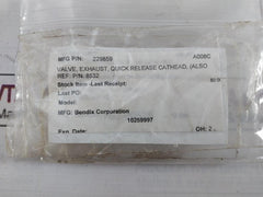 Bendix 229859 Quick Release Exhaust Valve M1907T A008C Qr-1 T-240005-f 3A