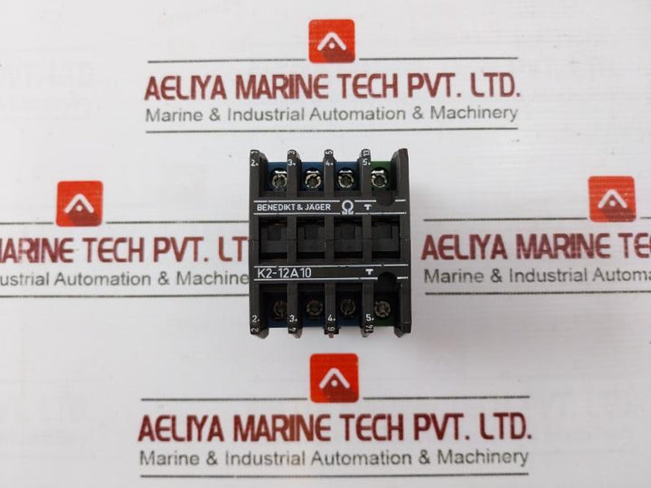 Benedikt & Jager K2-12A10 2-pole Contactor 690V 25A 50-60Hz
