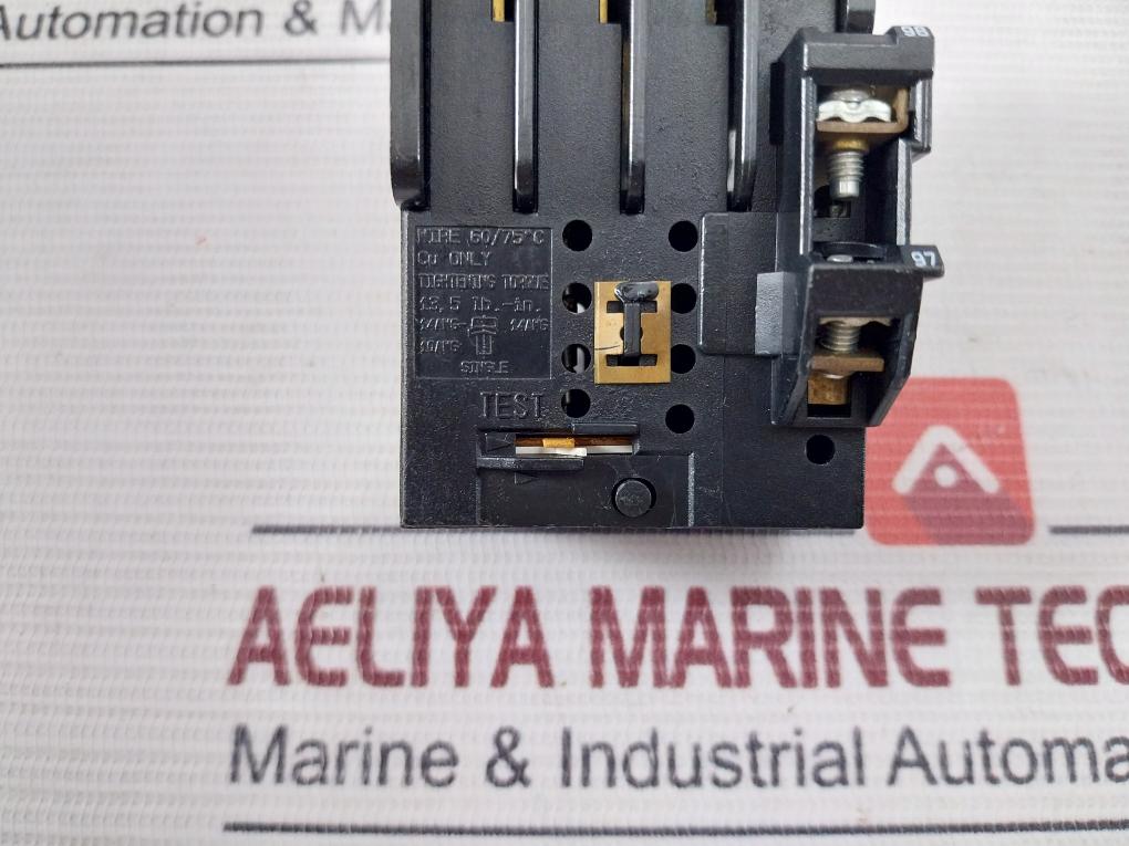 Benedikt & Jager U12/16E 6 Thermal Overload Relay 4-6A 440V 14Awg