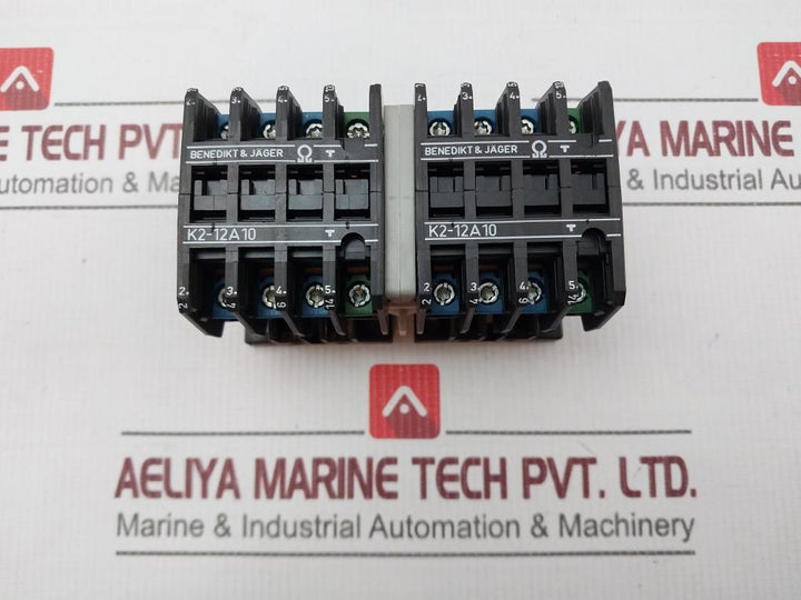 Benedikt & Jager K2-12A10 Contactor 220-240V 50Hz 20 Amp 3Ph And 1Ph, 2-pole