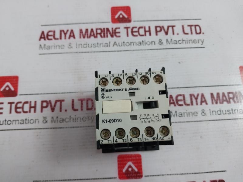 Benedikt & Jager K1-09D10 Miniature Contactor Ac3 9A 220-230V 50Hz