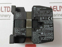 Benedikt & Jager K2-12A10 2 Pole Contactor Relay 14 Awg –10 Awg 690V-25A