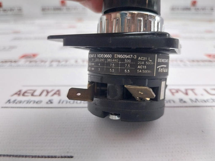 Benedikt &Jager M10 Rotary Cam Switch 20A 400V