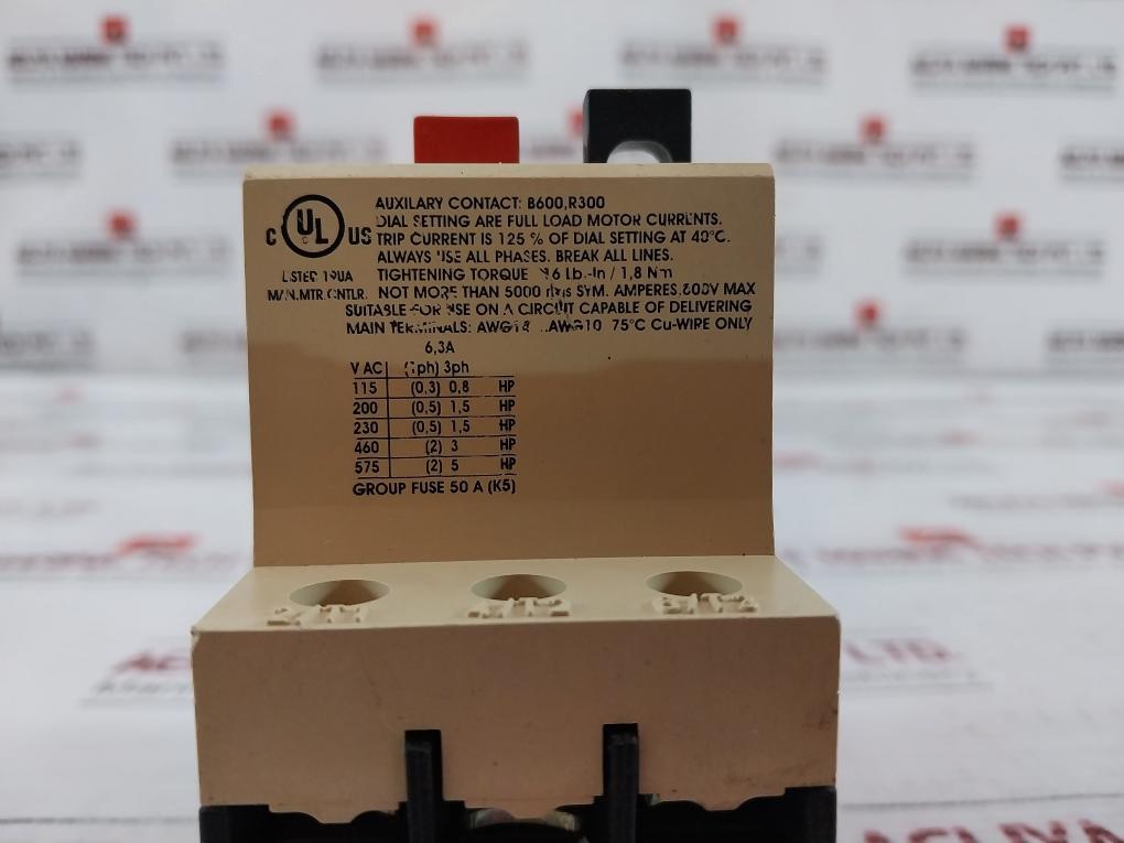 Benedikt & Jager Mu25A-6,3 Motor Protection Circuit Breaker 690V Vde 0660