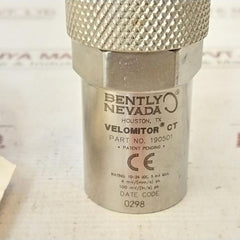 Bently Nevada 190501 Ct Velomitor Velocity Transducer 10-24 Vdc 5 Ma Max