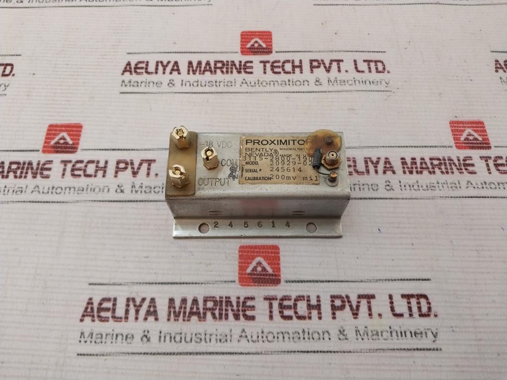 Bently Nevada 20929-02 Proximitor