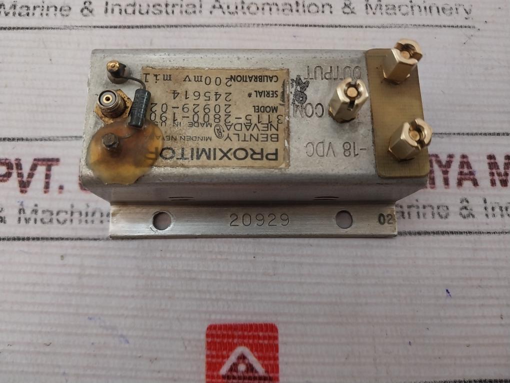 Bently Nevada 20929-02 Proximitor