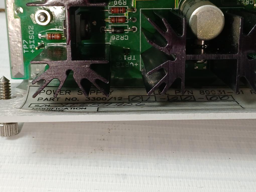 Bently Nevada 3300/12-01-20-00 Power Supply Module 89931-01 Rev: A 110/220Vac