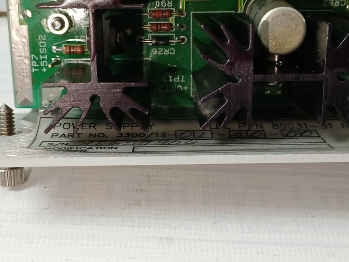 Bently Nevada 3300/12-01-20-00 Power Supply Module 89931-01 Rev: A 110/220Vac