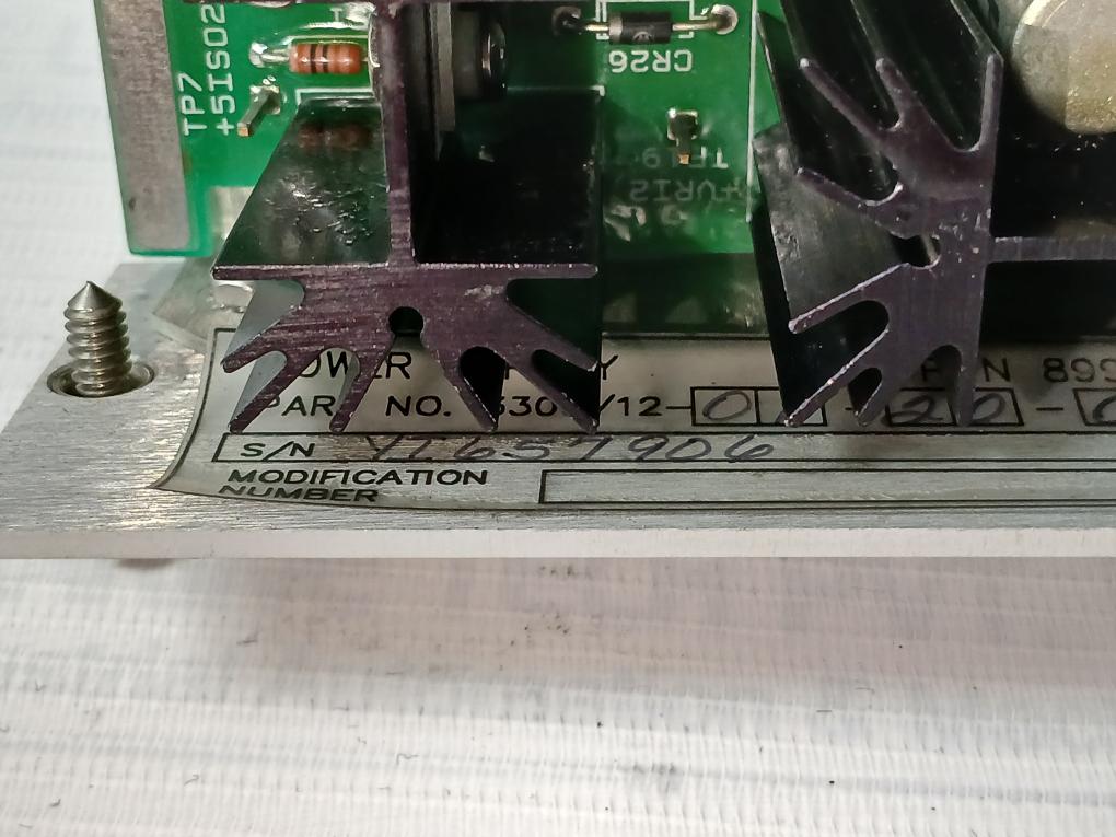 Bently Nevada 3300/12-01-20-00 Power Supply Module 89931-01 Rev: A 110/220Vac