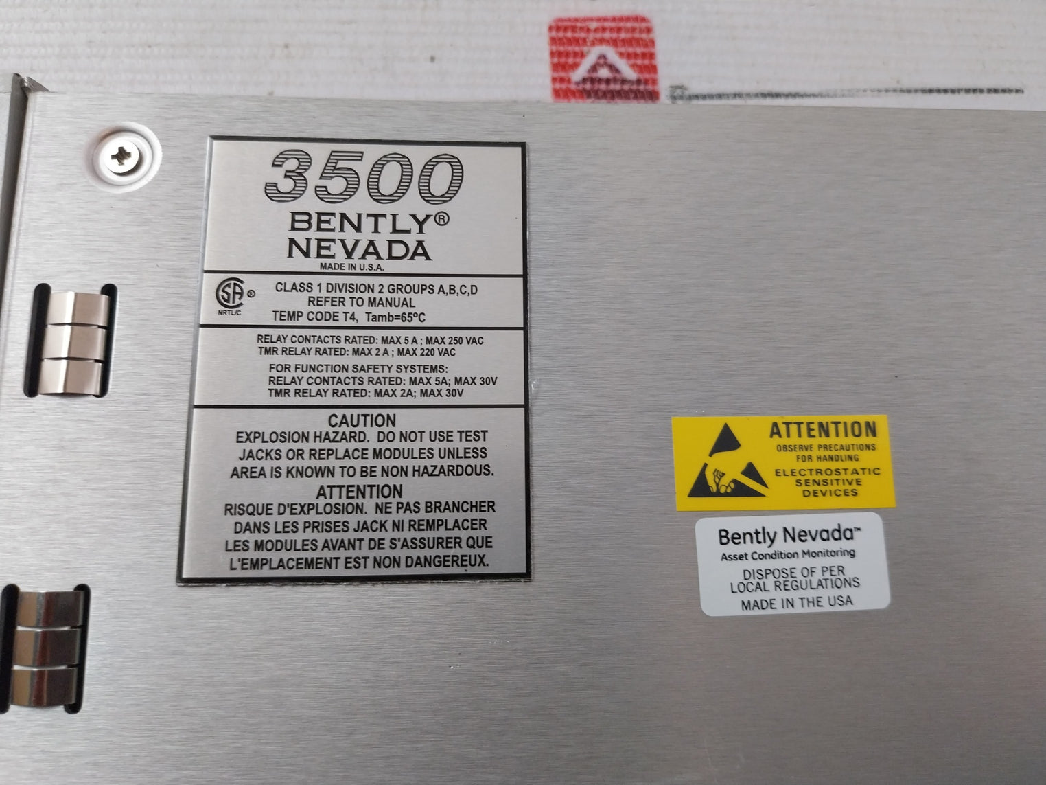 Bently Nevada 3500/25 Keyphasor Module