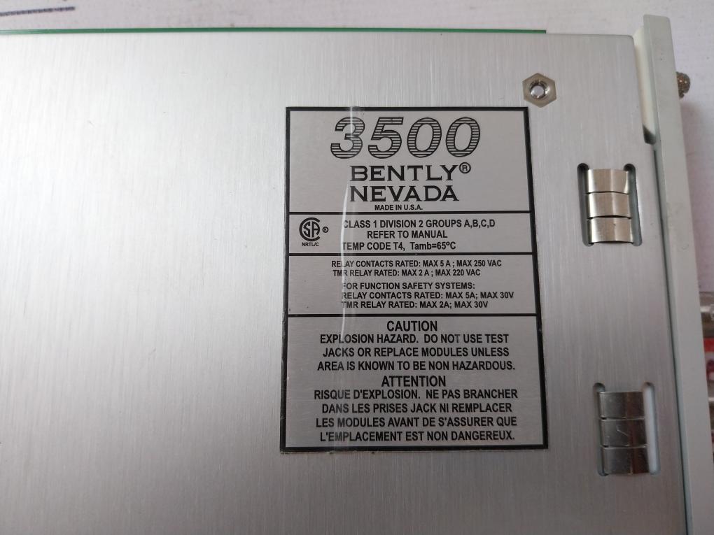 Bently Nevada 3500/42M Proximitor Seismic Monitor Module