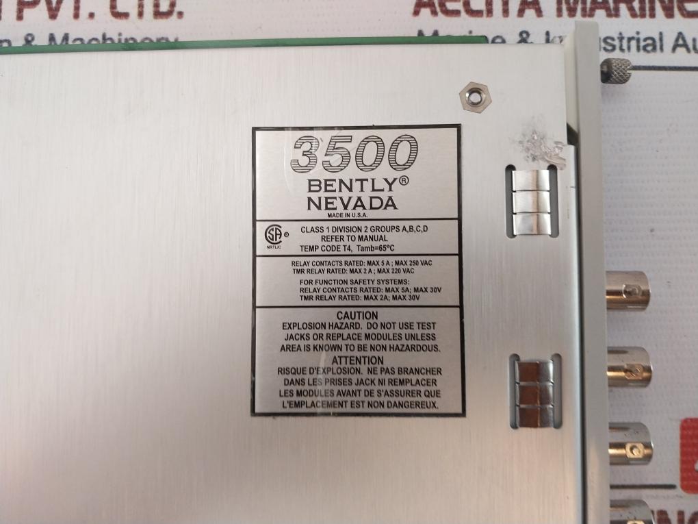 Bently Nevada 3500/42M Proximitor Seismic Monitor Module 5A 30V