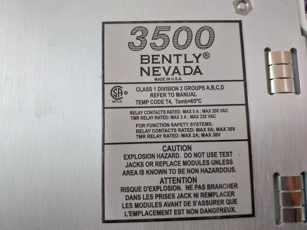 Bently Nevada Comm Gateway Module 3500/92