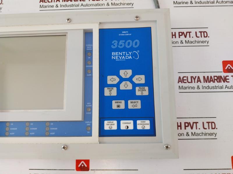 Bently Nevada 3500/93 System Display Module 135785-01 65°C (Not Working)