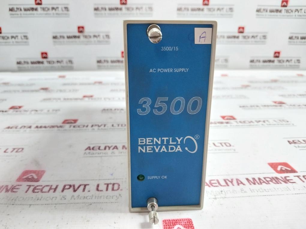 Bently Nevada 3500/15 Ac Power Supply Rack Pwa 127610-01 175-264Vac 2.3A 47-63Hz