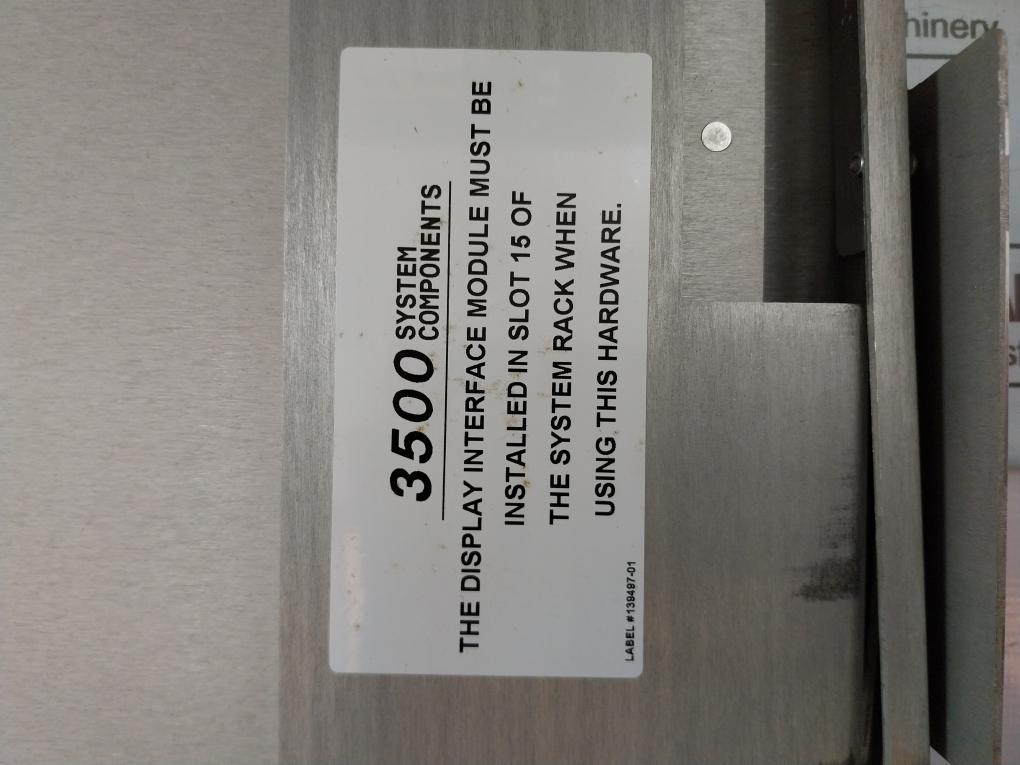 Bently Nevada 3500,3500/20,3500/42m,3500/25,3500/32,3500/93,3500/15 Rack